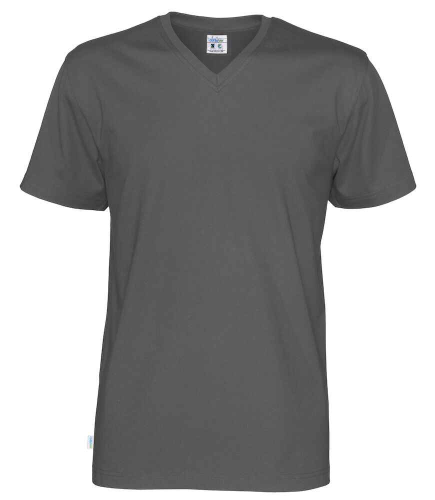 Cottover dames werkkledij — Cottover T-Shirt V-Neck Man – Gots Gecertificeerd