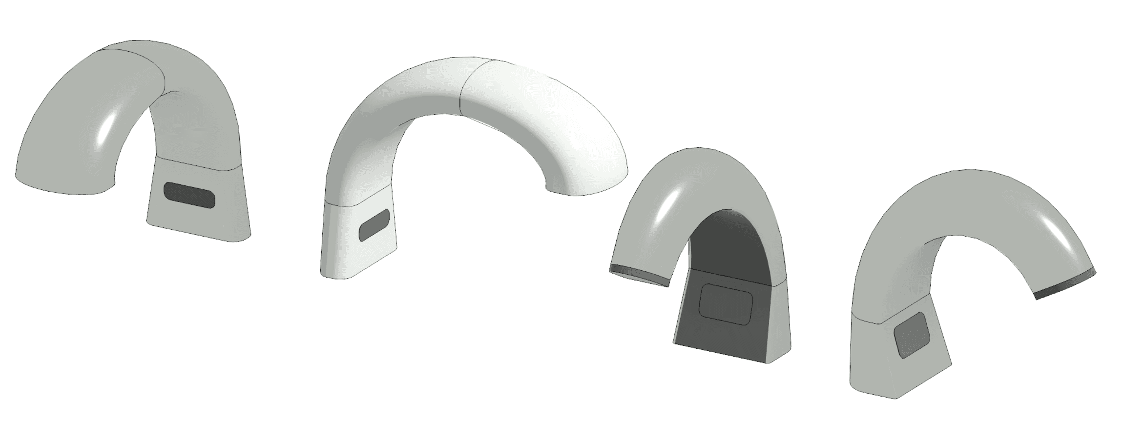 Revit 3D view showing Coarse, Medium and Fine levels of detail.