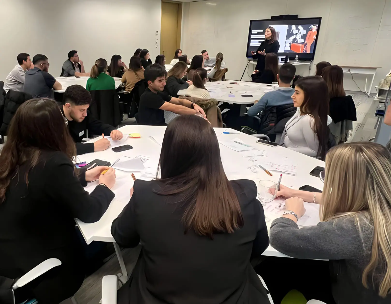 El equipo de Banco Galicia Trabajando junto.