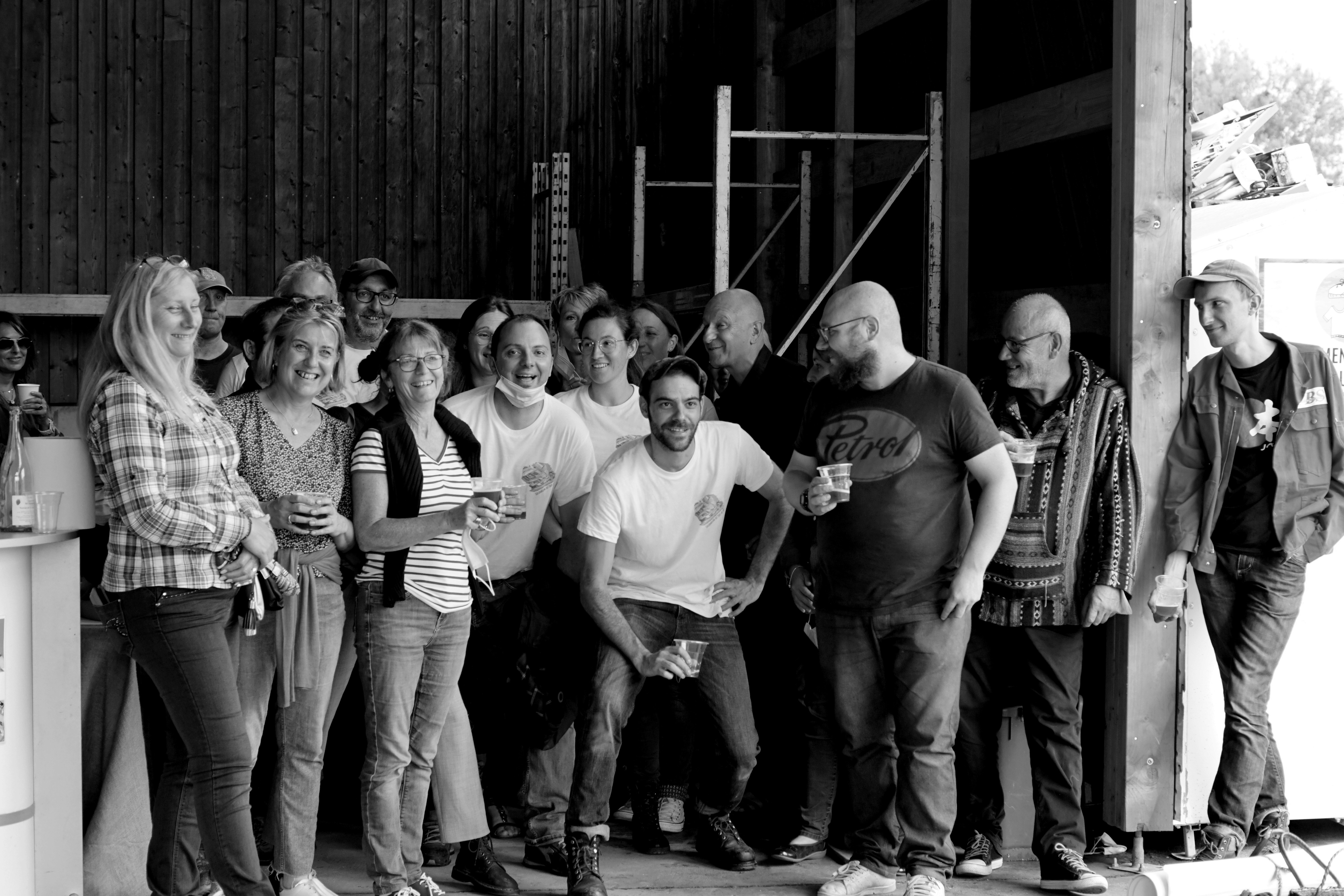 groupe recyclerie dans l'atelier