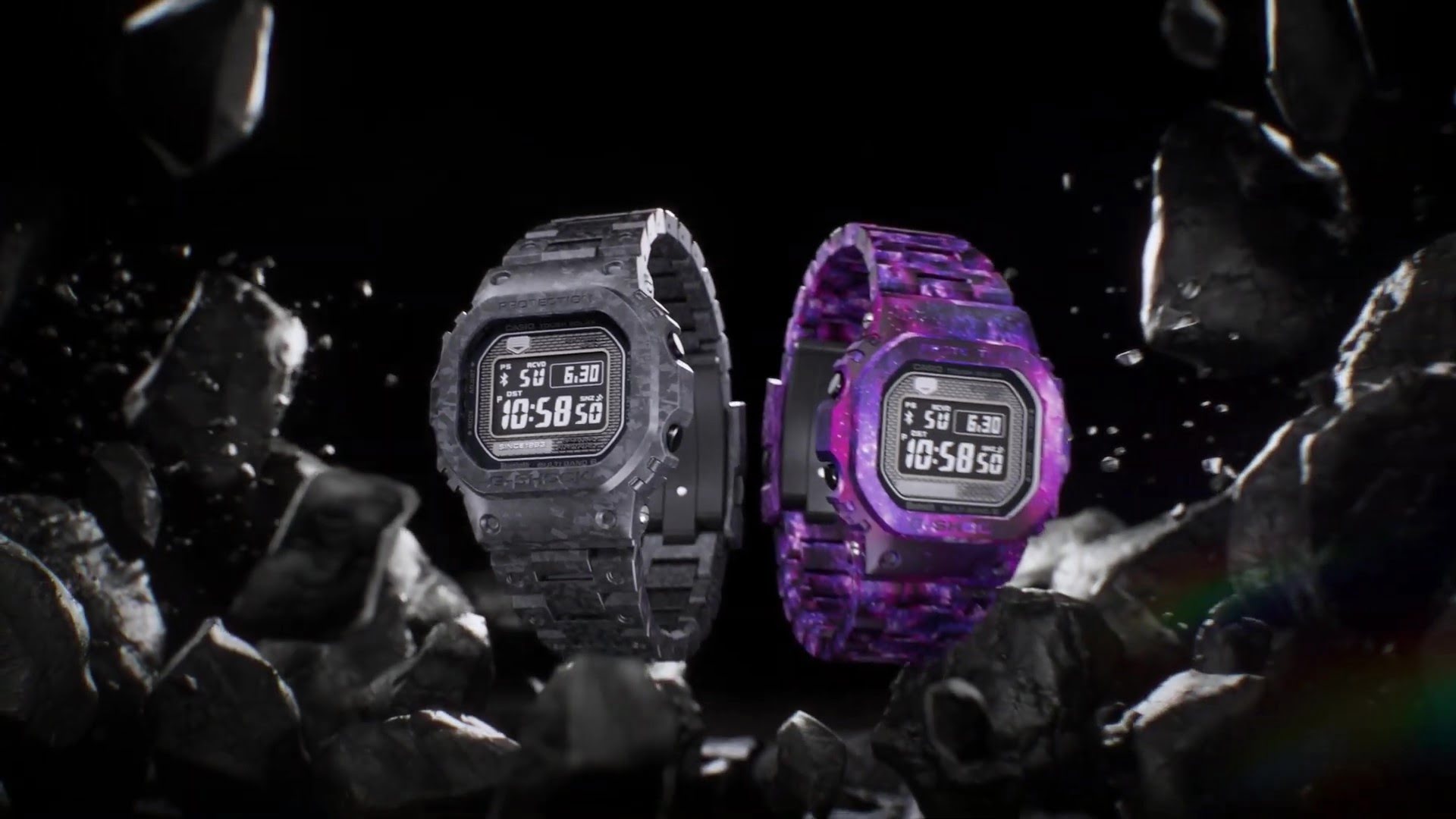 Casio G-SHOCK 40th Anni. Carbon Edition Commercial by Artem Skiiy, DMBZ Video Production in Tokyo, Japan