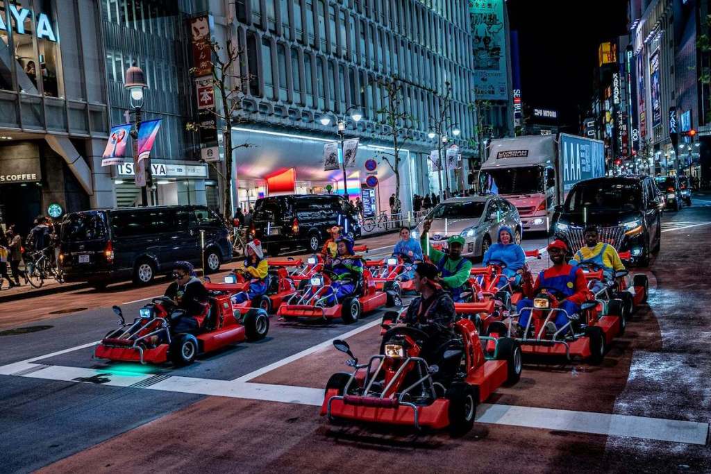 Go Karting through the streets of Tokyo