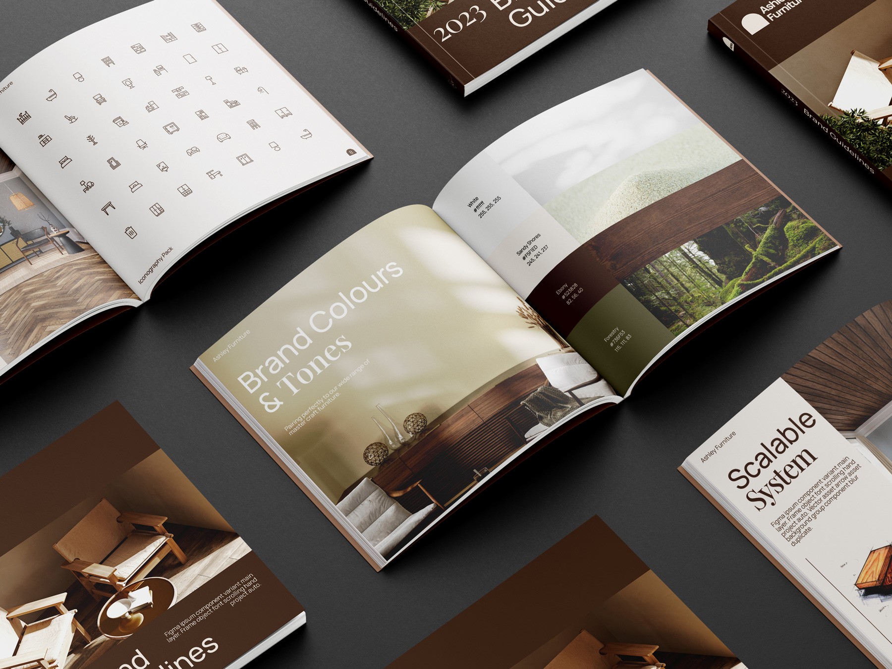 Ashley Furniture branding guidelines booklet