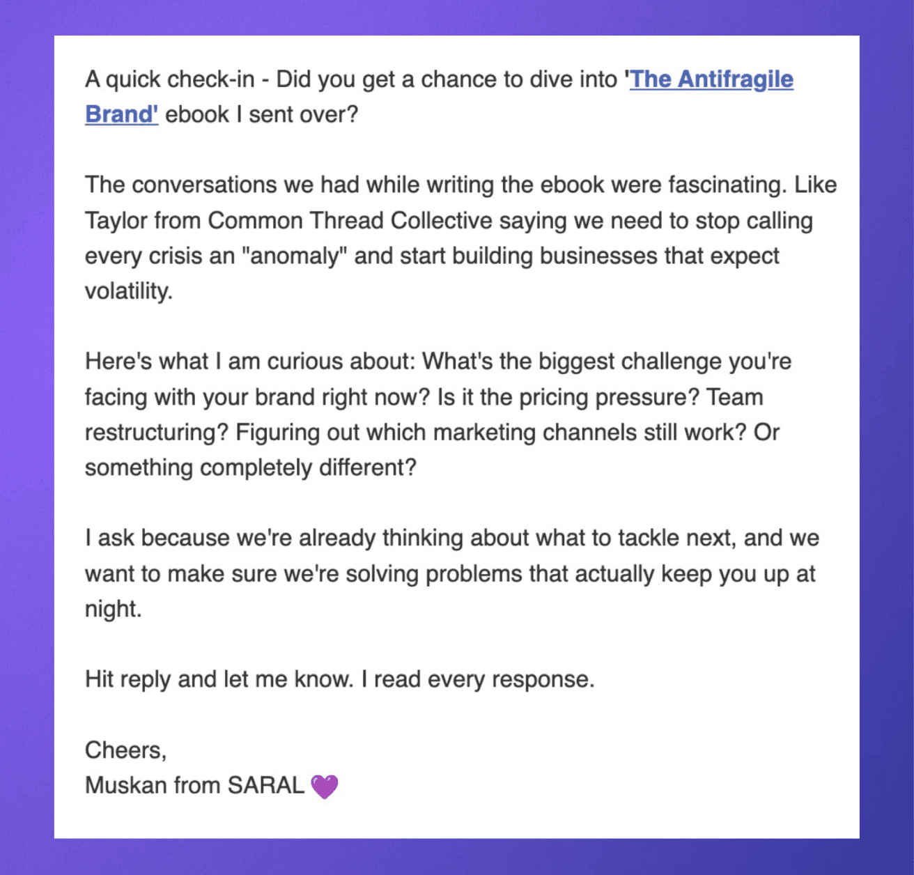 Let engagement shape your follow-up