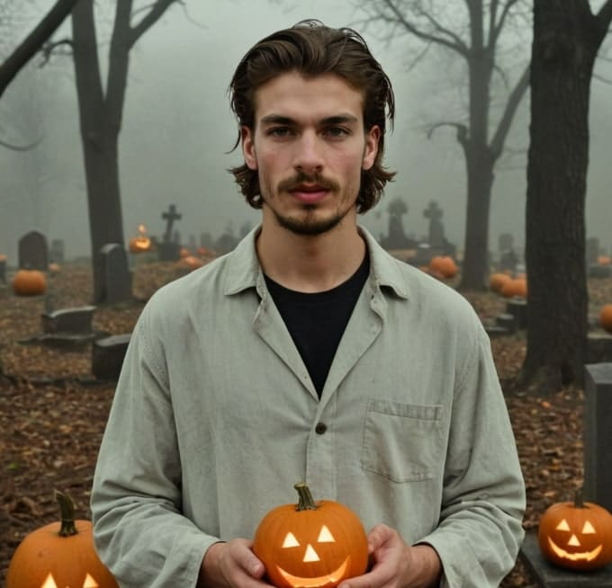 create Halloween profile with ai 3