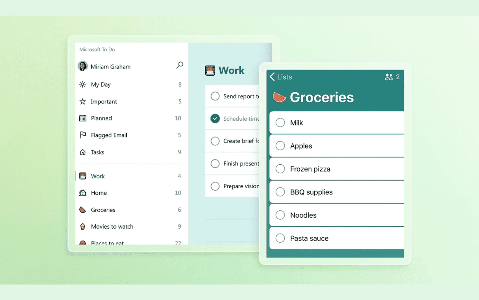 task management in Microsoft To Do