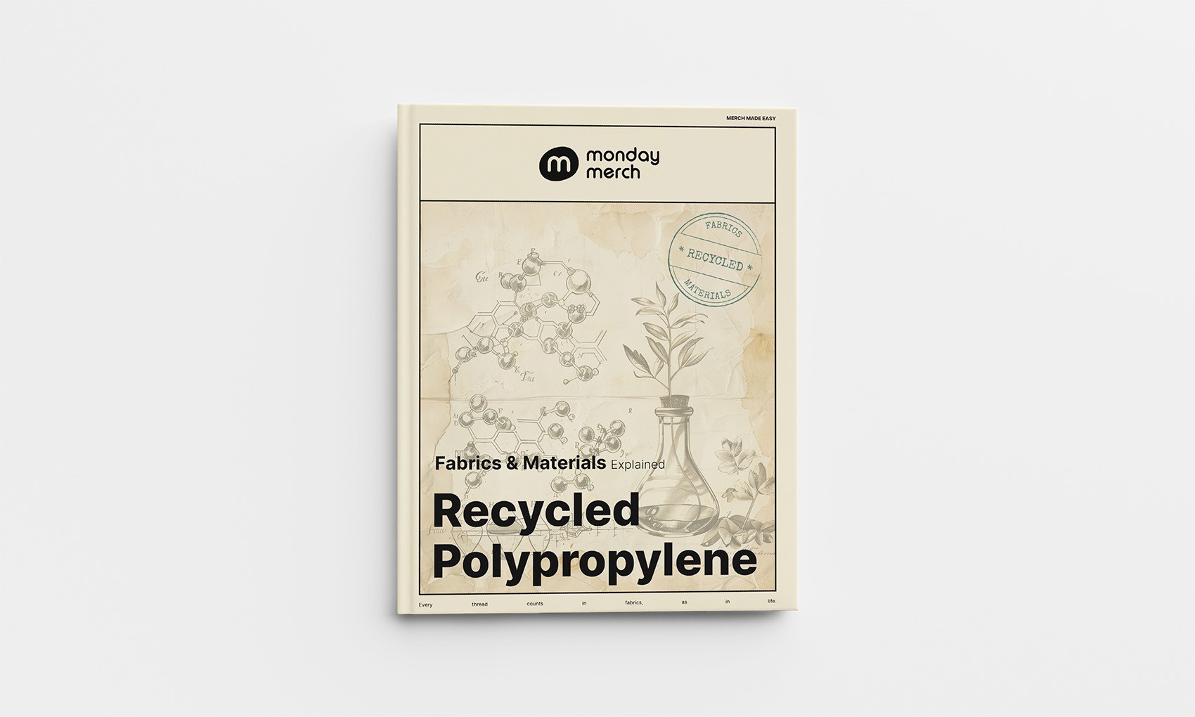 Monday Merch Fabrics and Materials Book Recycled Polypropylene