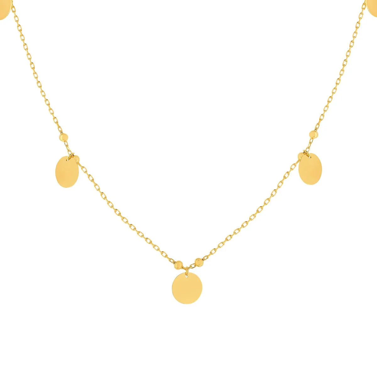 Collier en or jaune 375