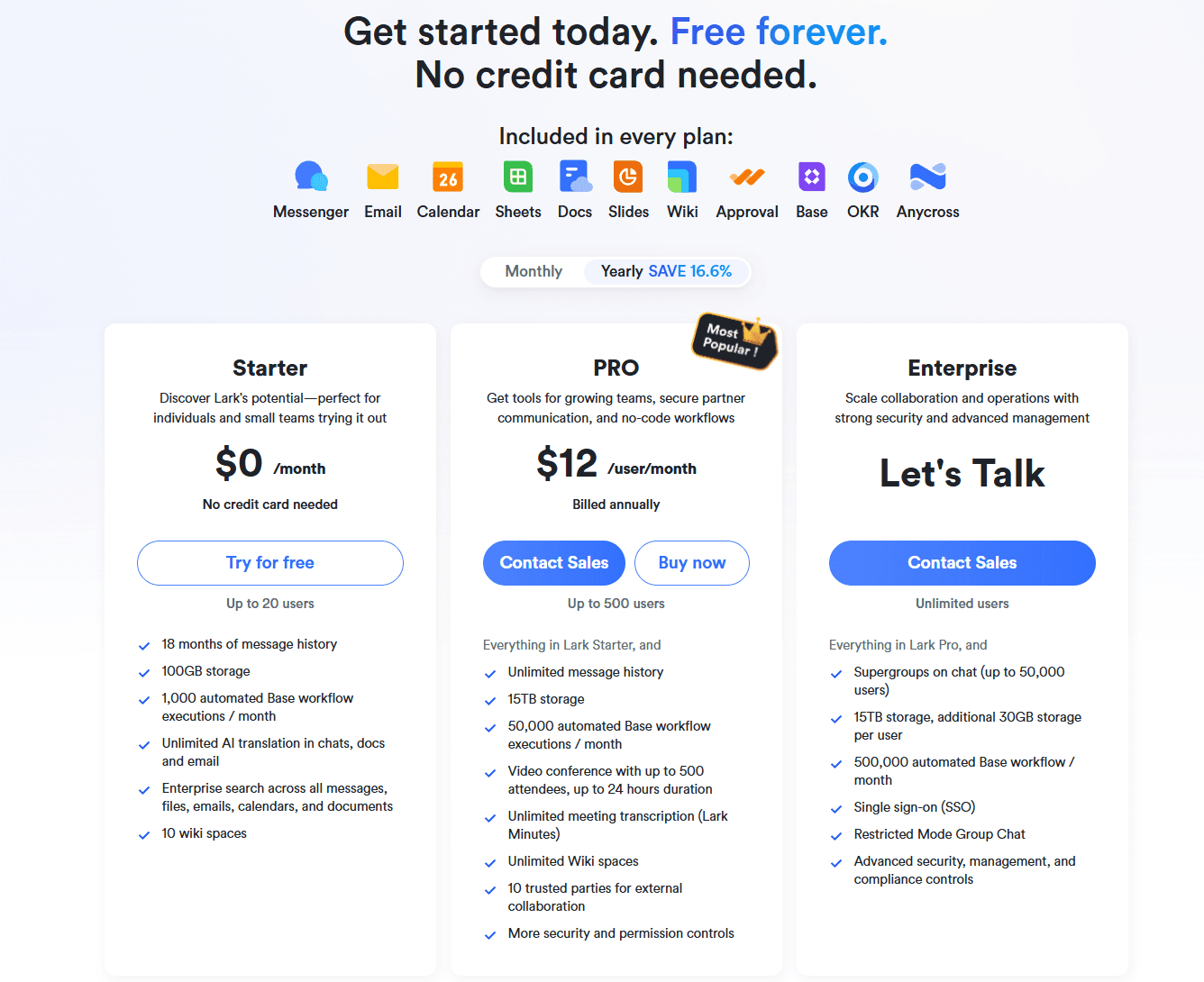 Pricing