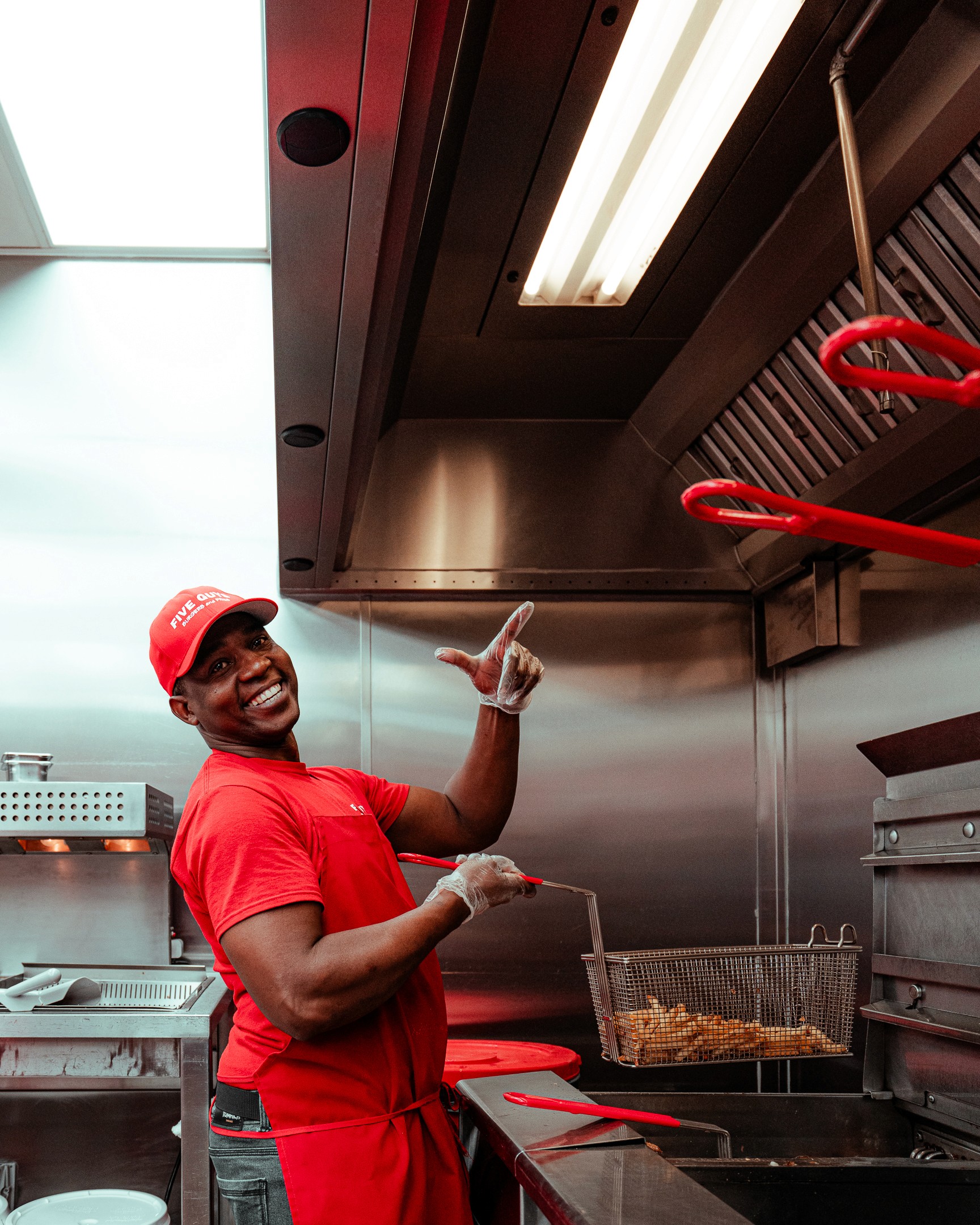 Man wearing VR glasses