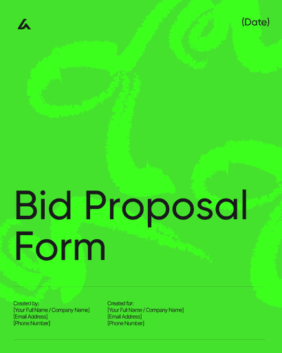 Bid Proposal Form