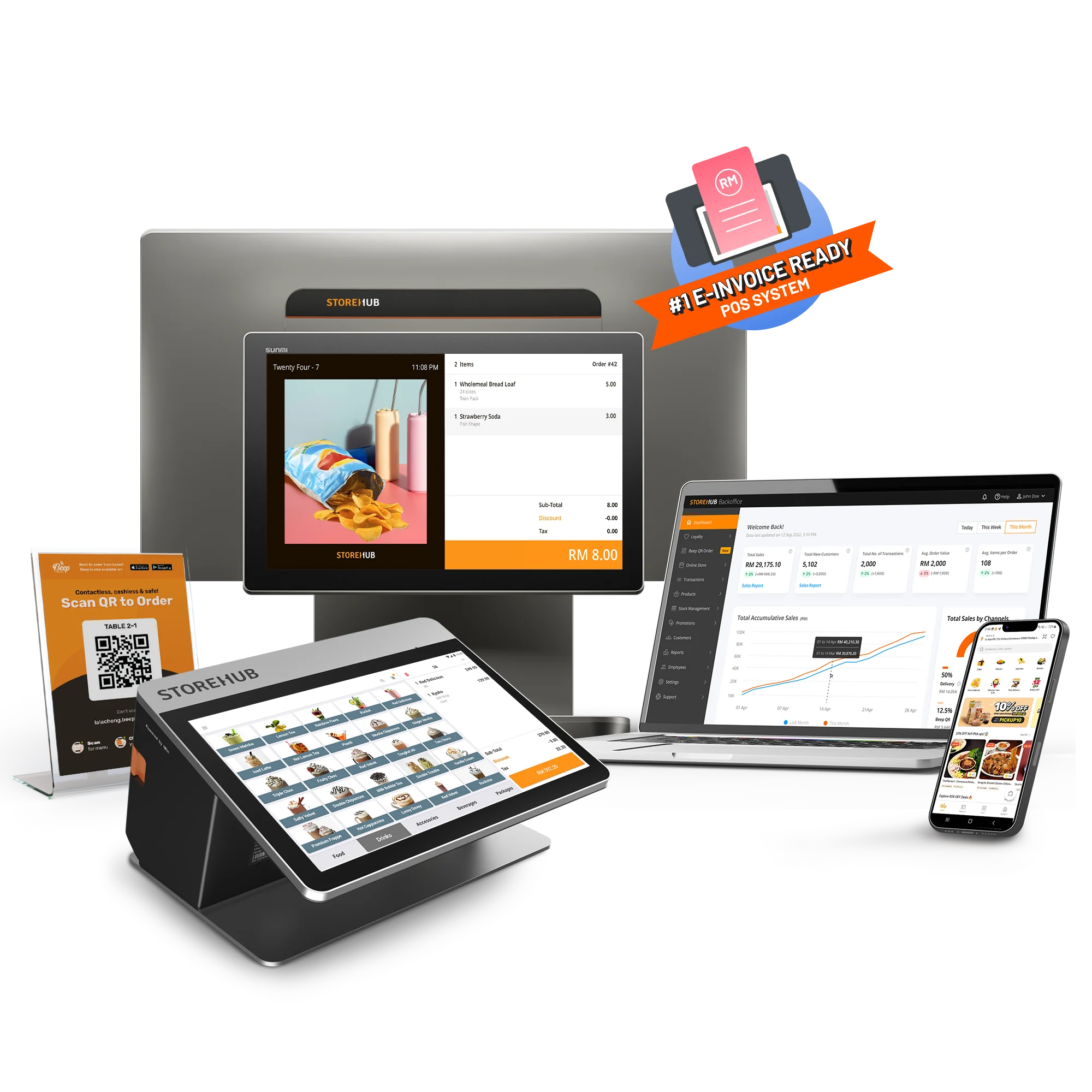 StoreHub's all-in-one POS