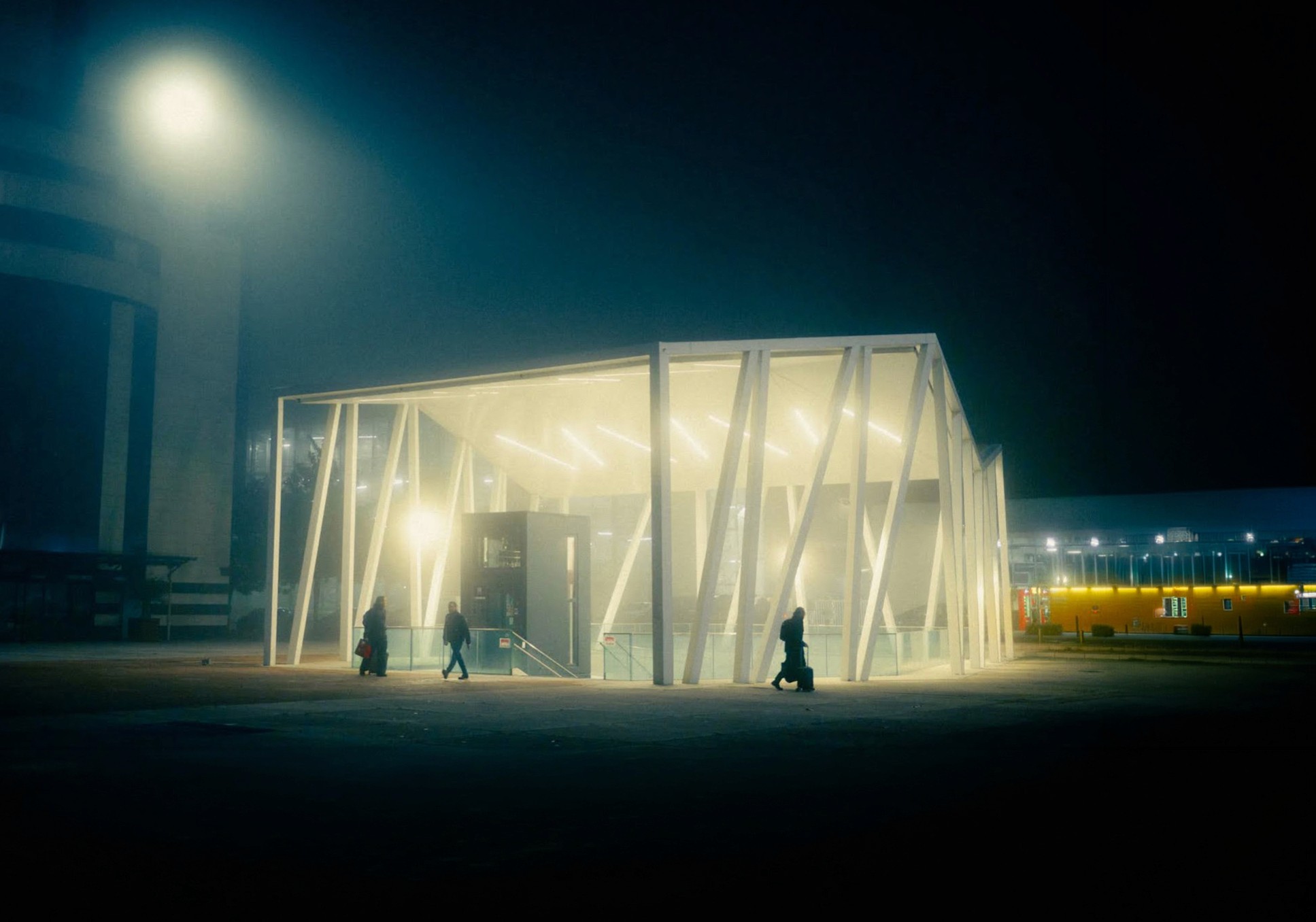 prise de vue professionnelle paysage urbain de Grenoble - Sortie de la garde de Grenoble côté Robert Schuman.