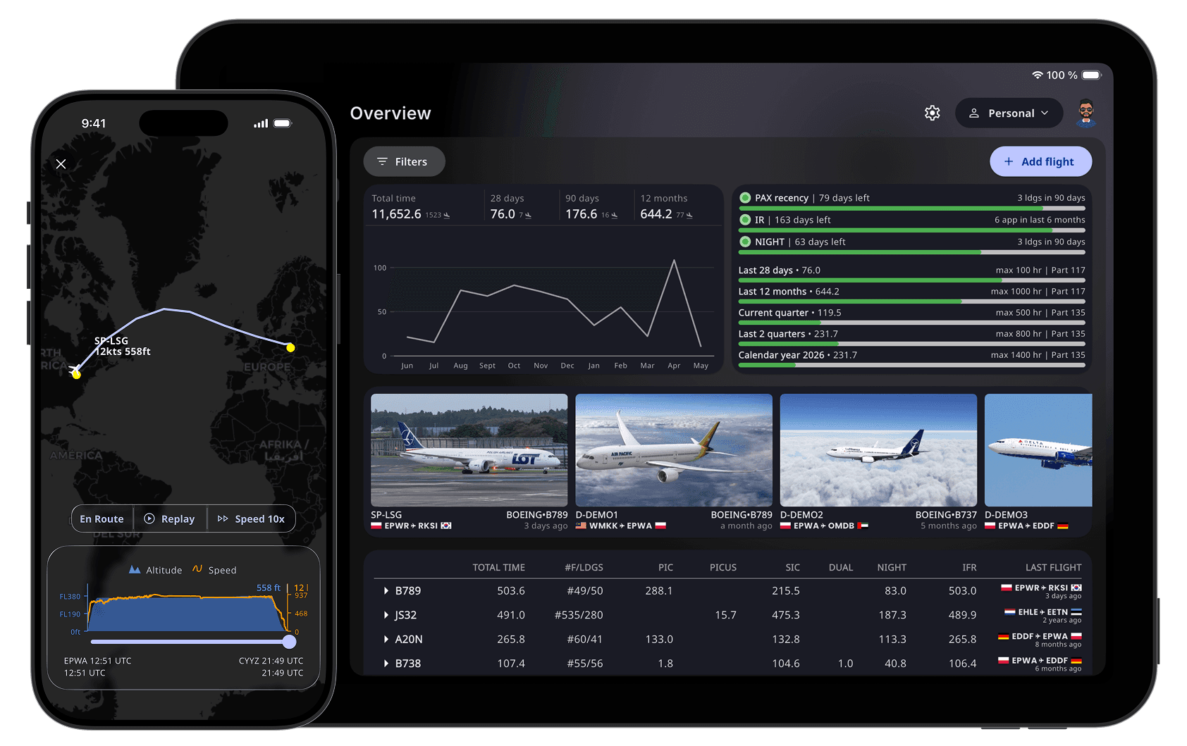 pilot logbook for all your devices