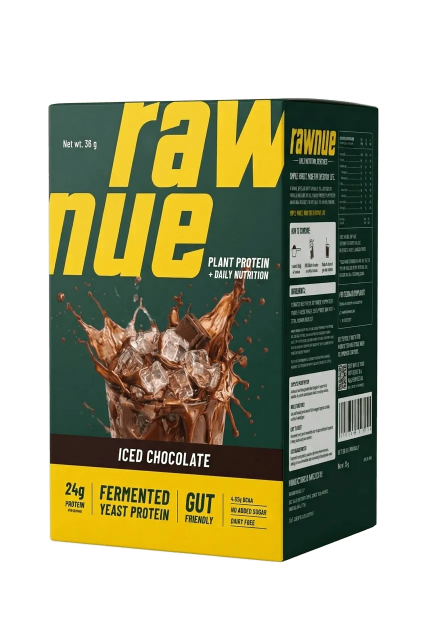Rawnue Morning Protein shake pouch front view