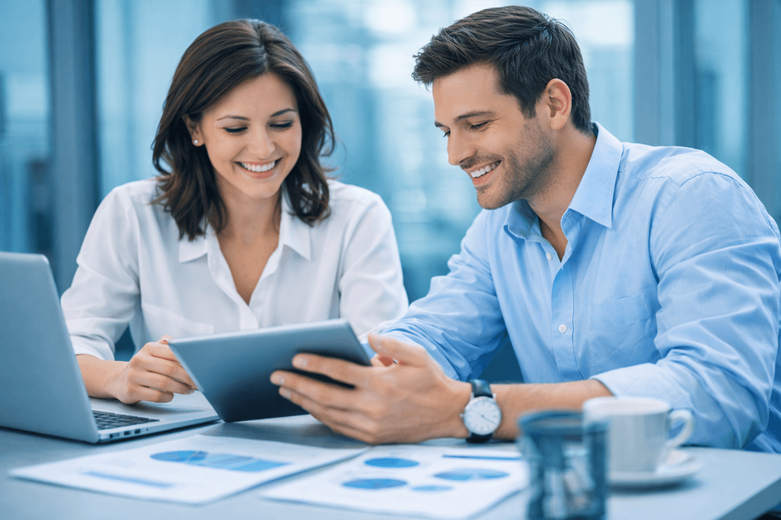 Image of a modern home office