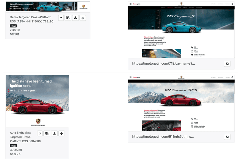 Ad Reform ad landing page qa