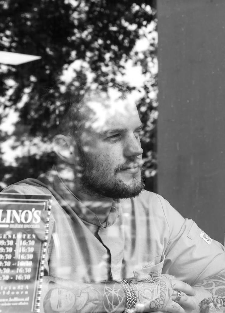 Portretfoto van Jimmy, teamlid bij Bollino’s Broodjes