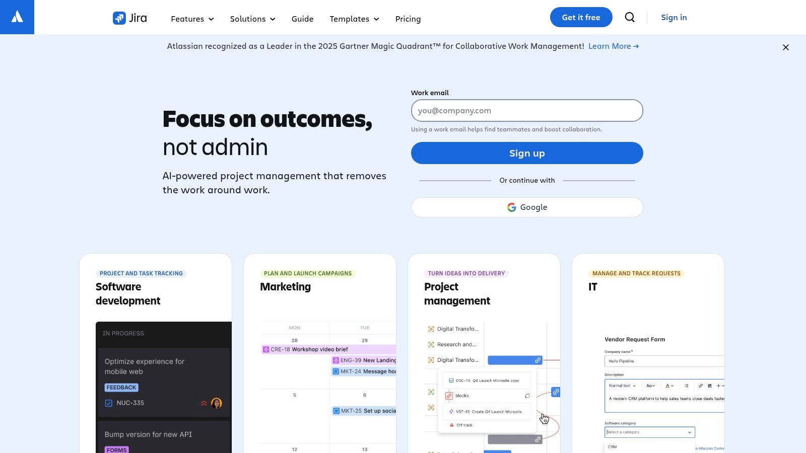 Atlassian Jira Work Management