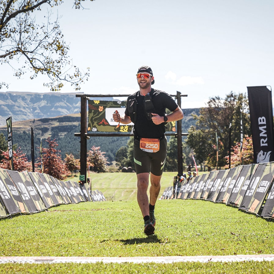 Coach explaining something to an athlete