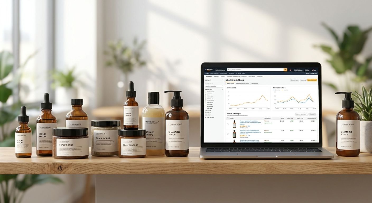 Amazon PPC for scalp care brands: keyword strategy