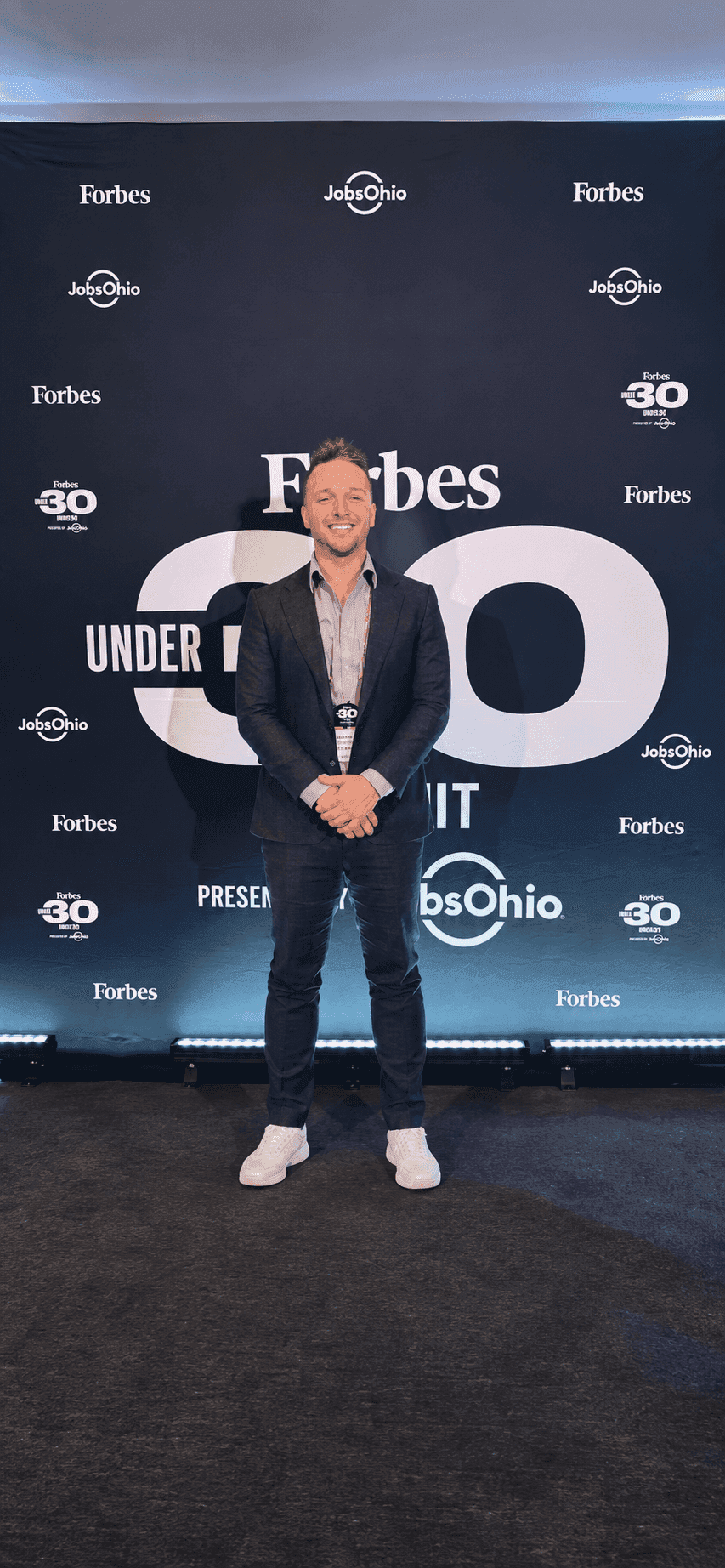 Michael Lanctot at the Forbes Under 30 Summit