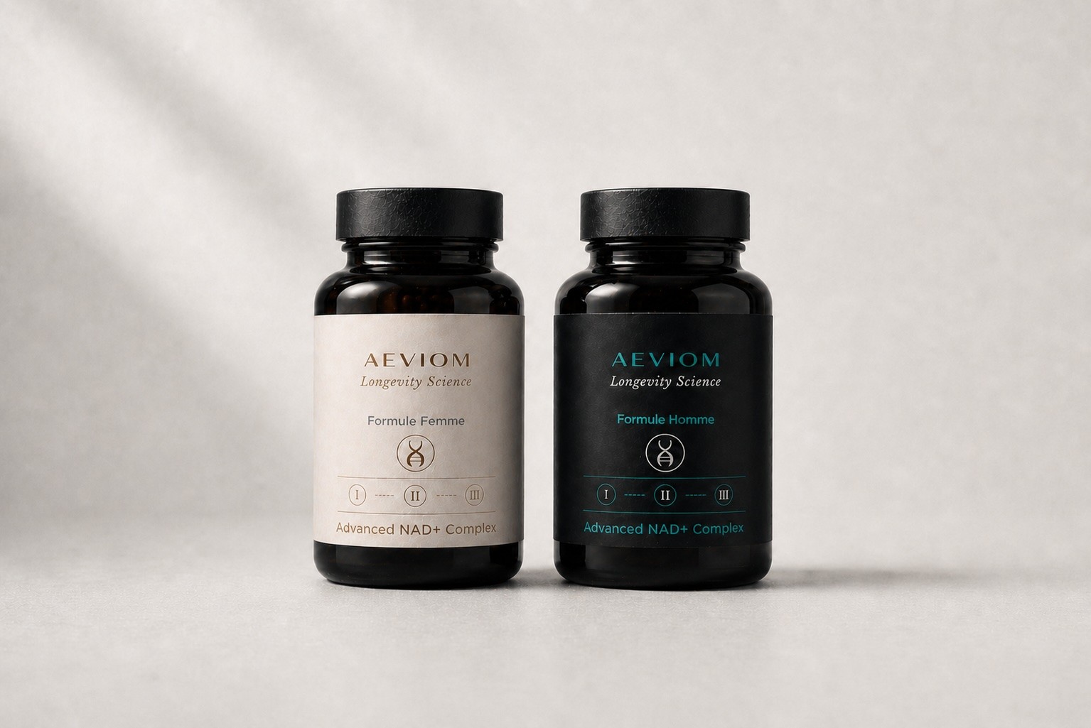 Aeviom Cellular Booster 40+ — duo Formule Homme et Femme, deux  formulations distinctes pensées pour les biologies masculine et  féminine après 40 ans. Made in France.