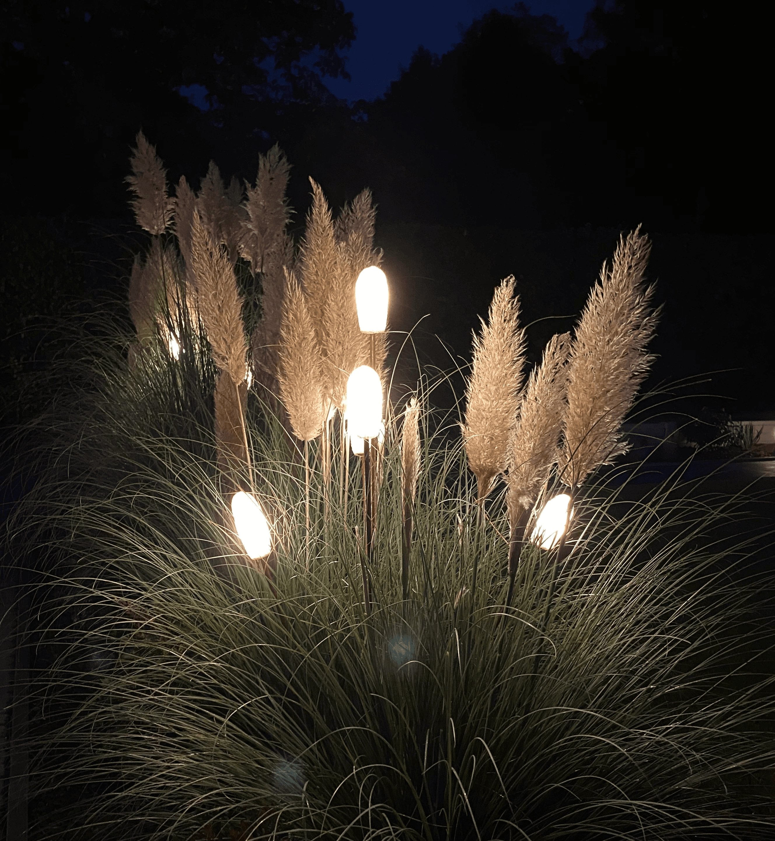 Maatwerk hanglampen in clusteropstelling van Bellini Lighting met warme lichtuitstraling