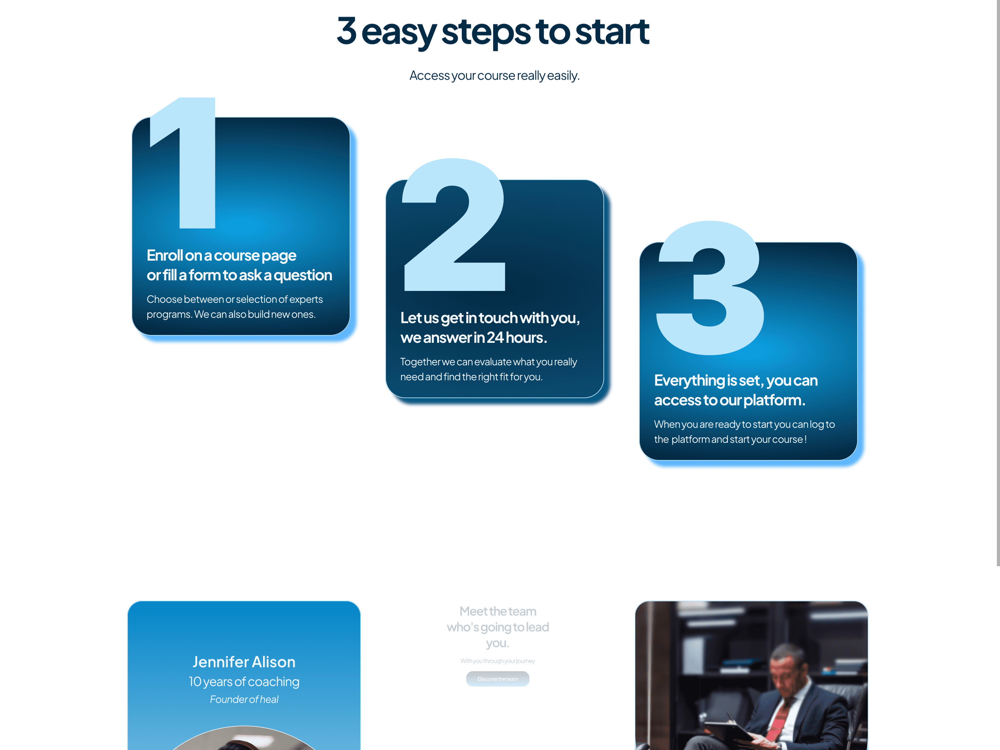 Image Heal Template contact page