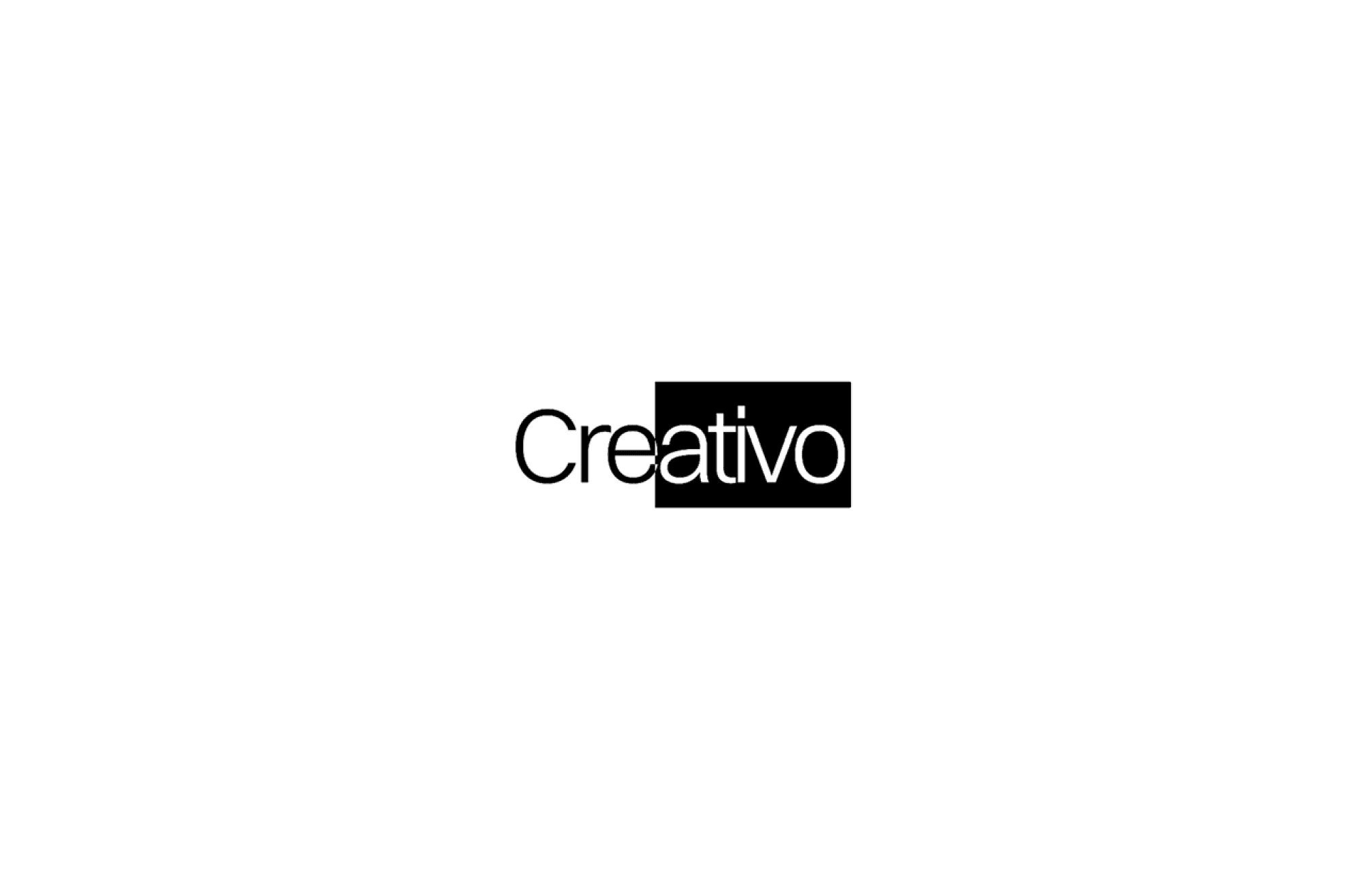 Logo Creativo Noir et Blanc