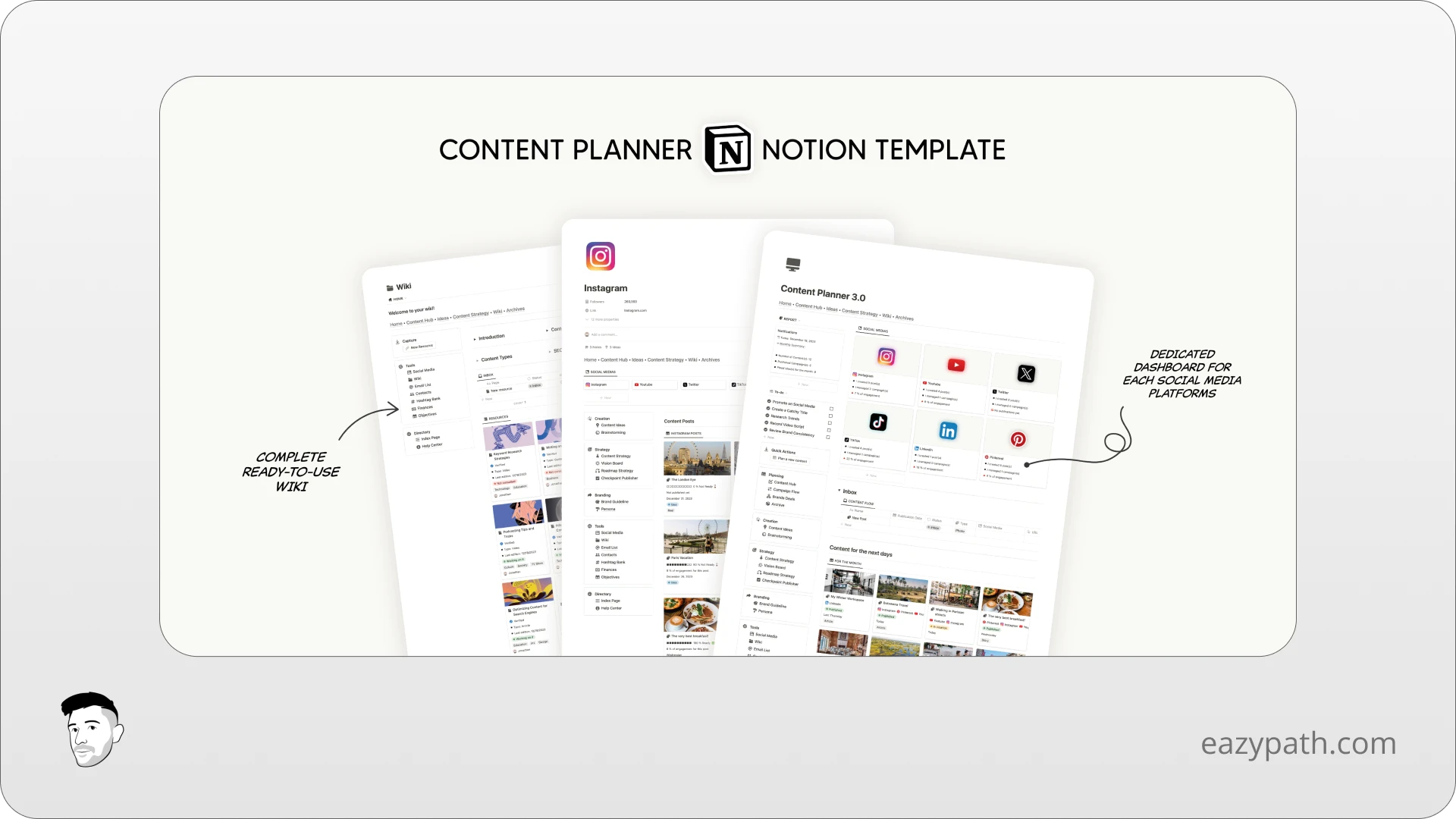 Social Media Notion Templates - JnK Studi