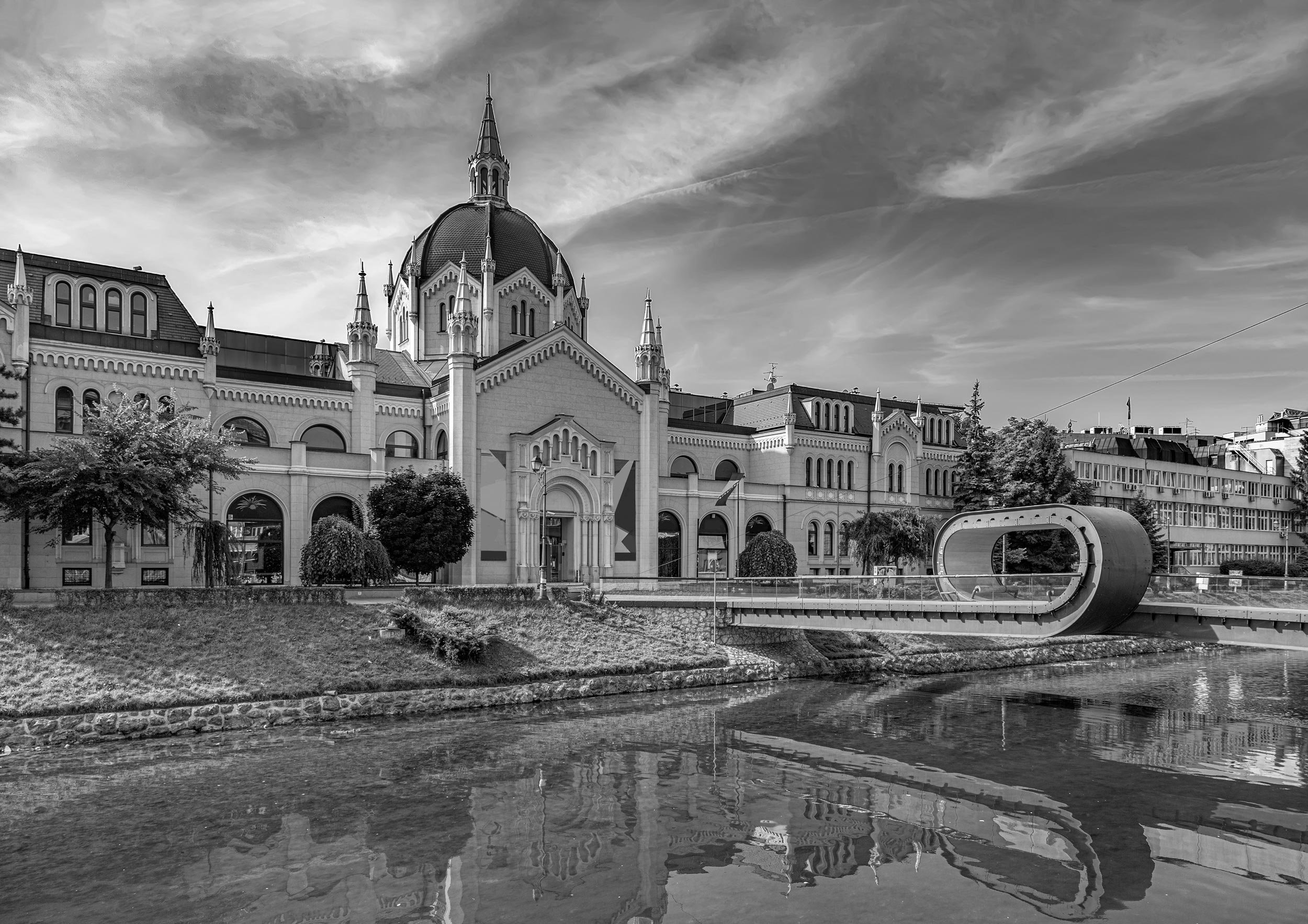 Private jet charter to Sarajevo Bosnia - Multicultural Balkans city and Dinaric Alps