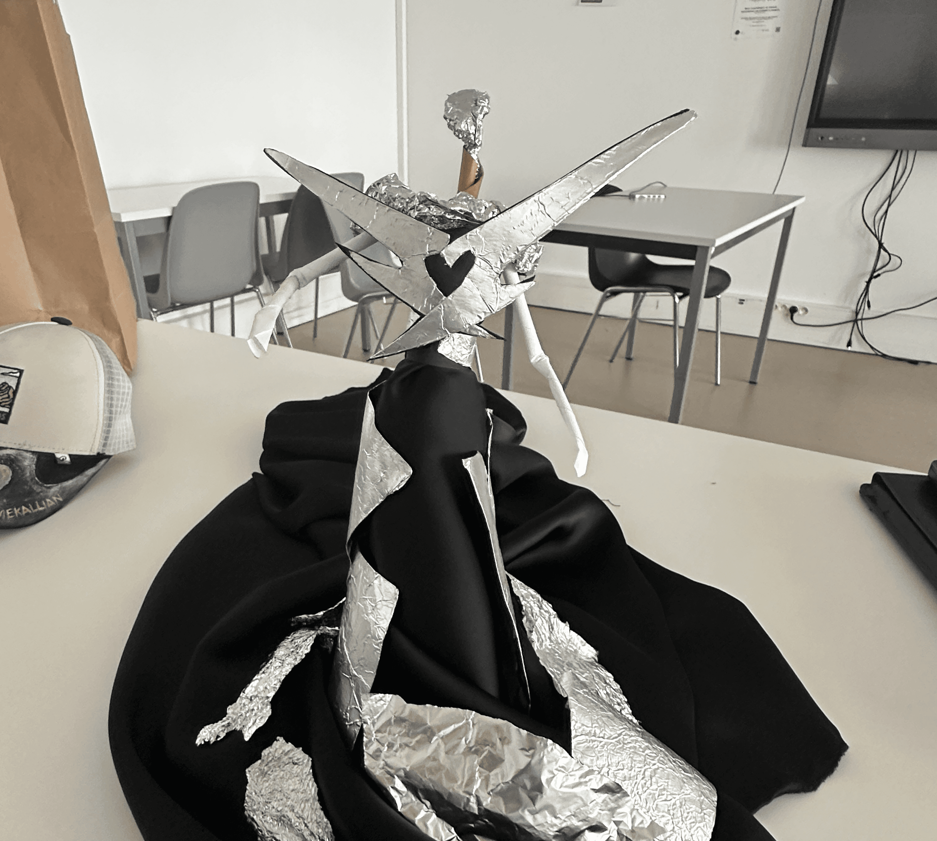 a man holding a cocktail