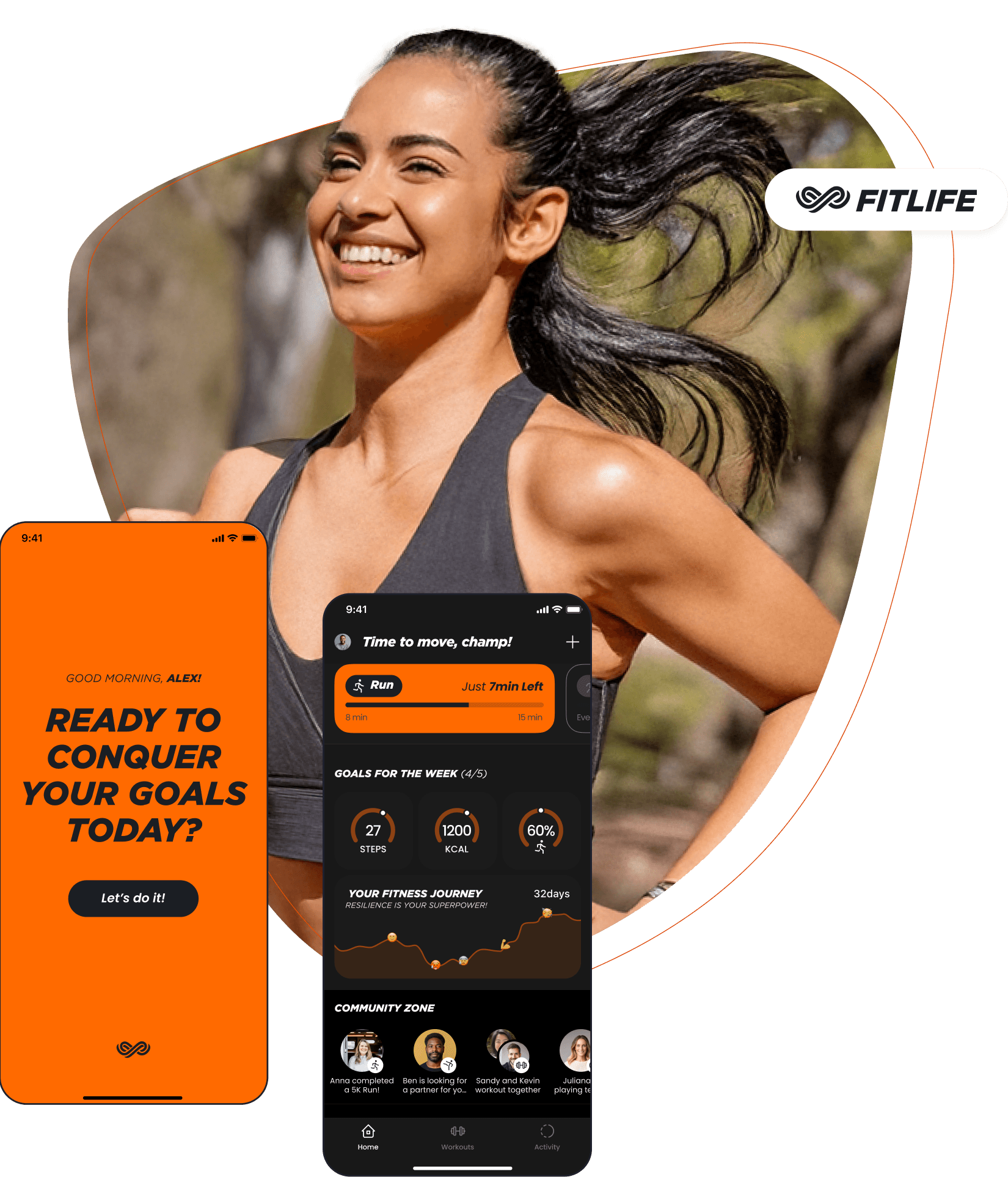 FitLife Branding and app design