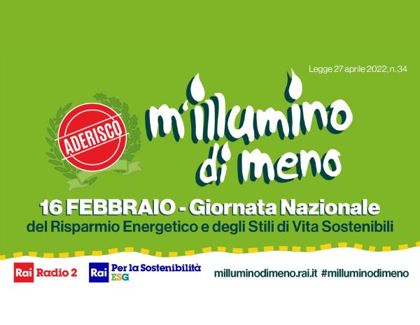 M'illumino di meno Rai Radio 2, 2023