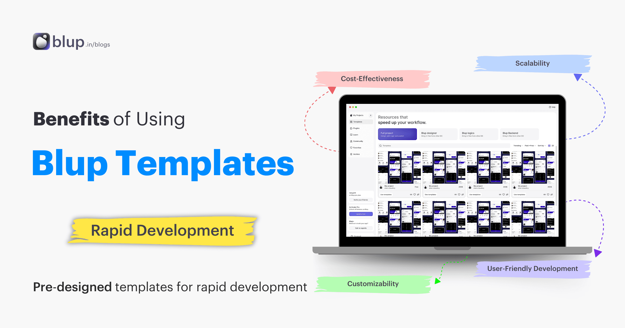 Benefits of Using Blup - Cost-Effective, Rapid Development, Flexible and Scalable Solutions