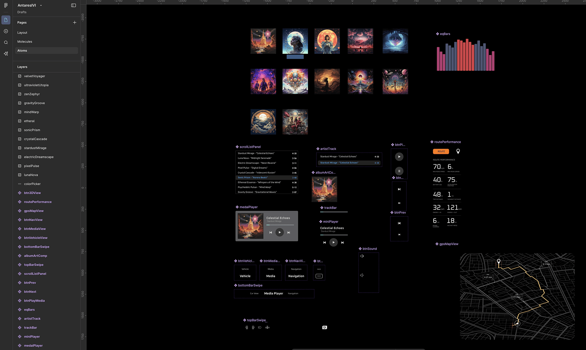Laptop showing Bloomy UI