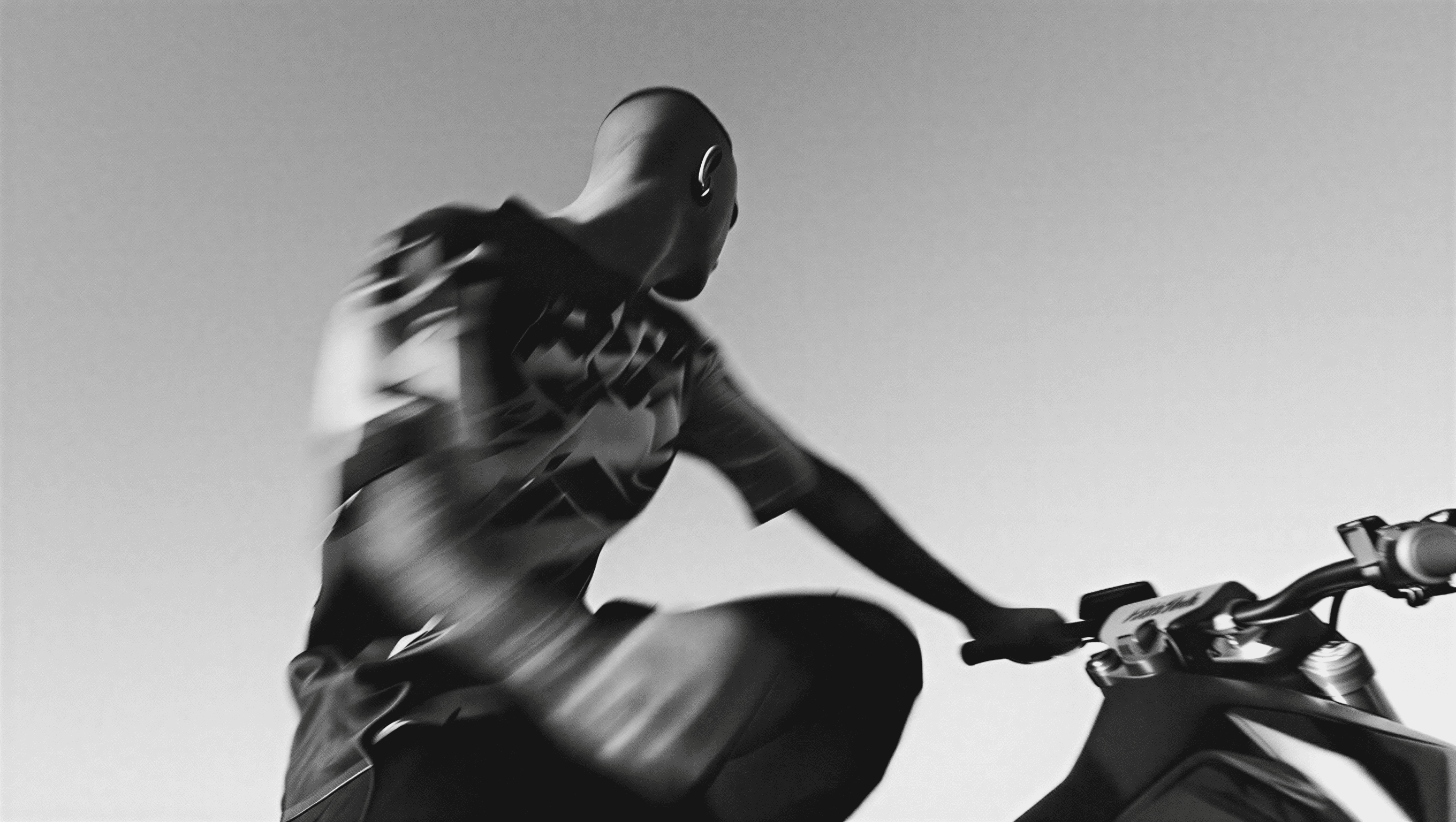 Woman Running in Motion