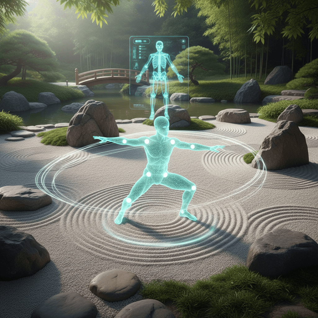 Virtual reality live training session