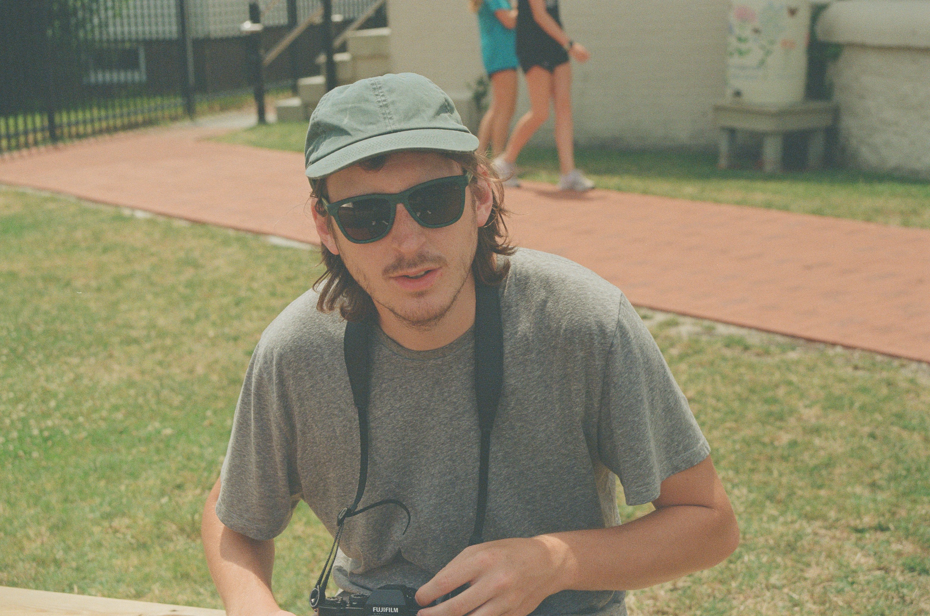 a person wearing sunglasses