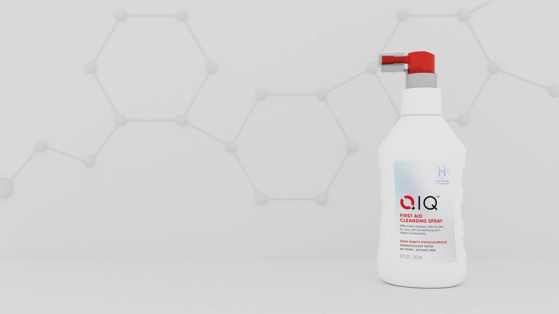 Qiq 3d branded product render shot