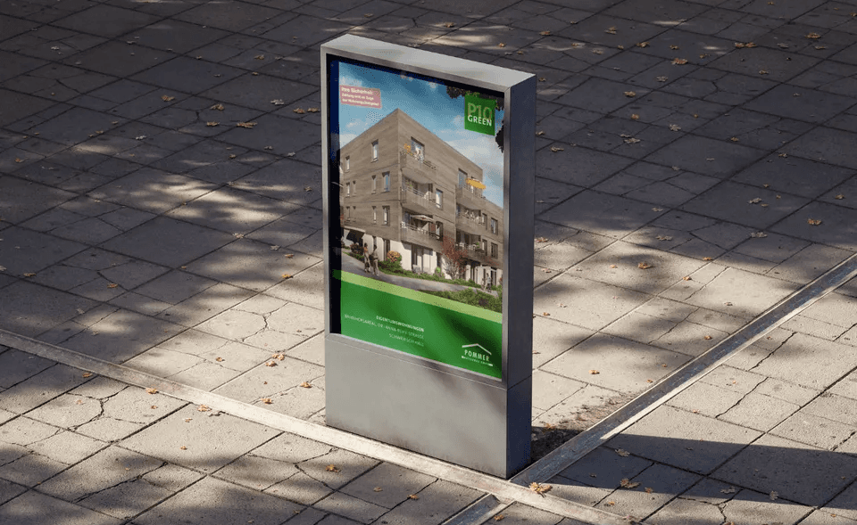 Pommer Massivbau Plakat