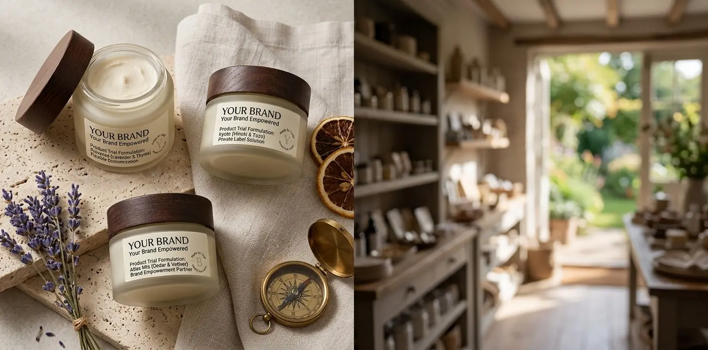 Registered brand deodorant products available for selected private label projects