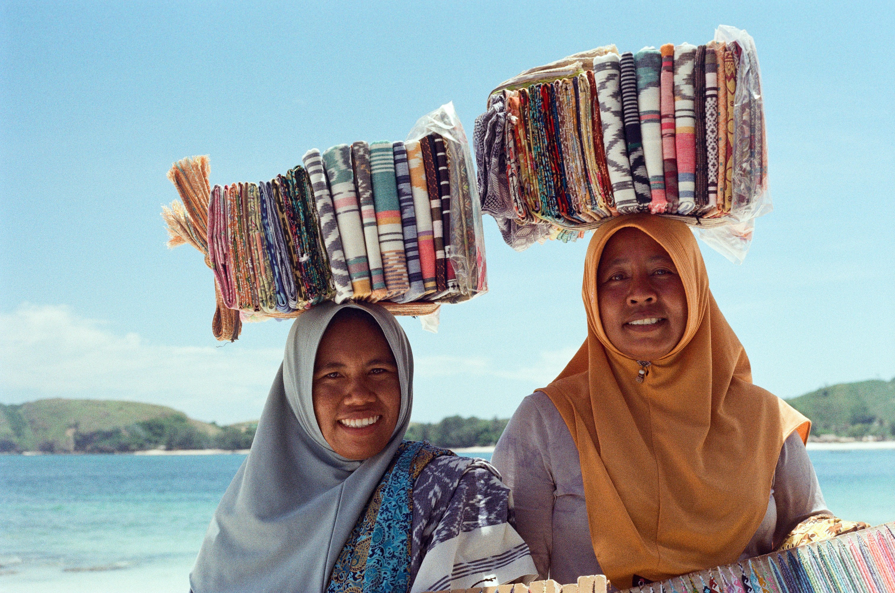 indonesian women portrait on film