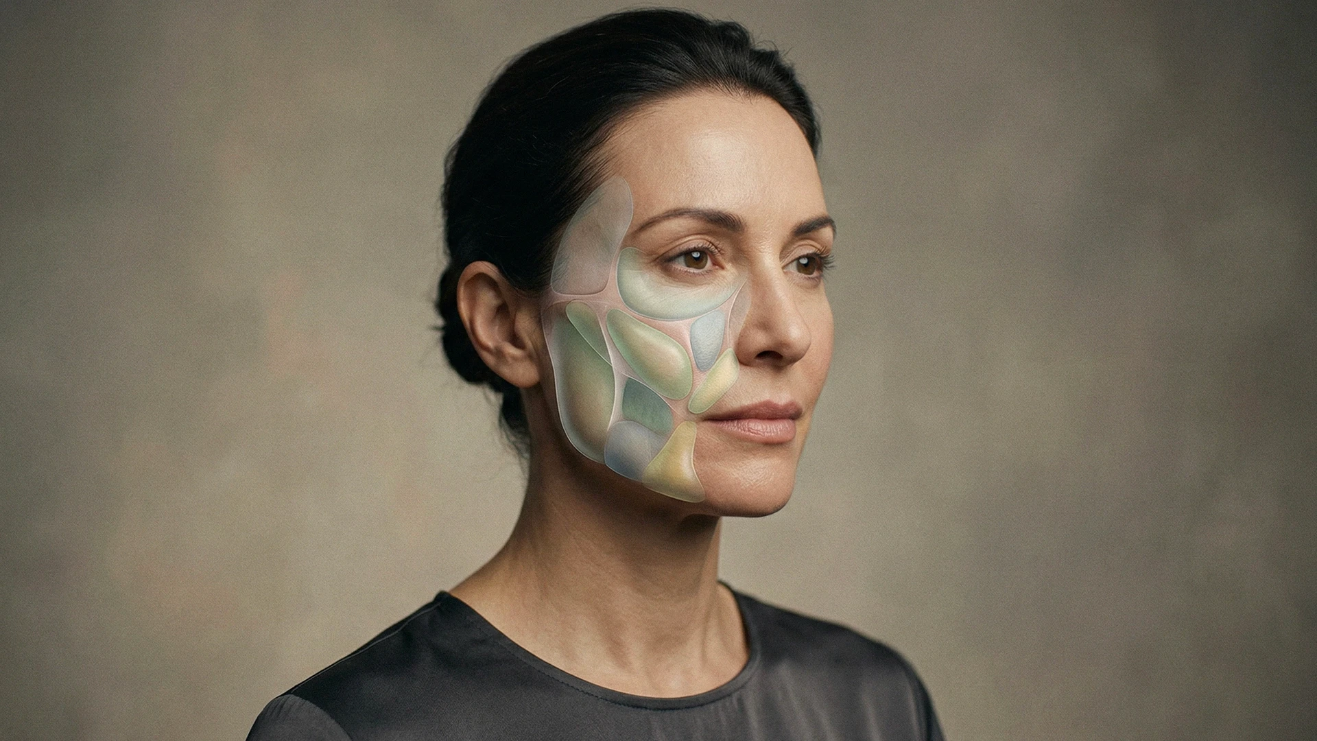 Harmonização facial com análise dos compartimentos de gordura da face, planejamento estético facial, rejuvenescimento facial e avaliação anatômica em medicina estética