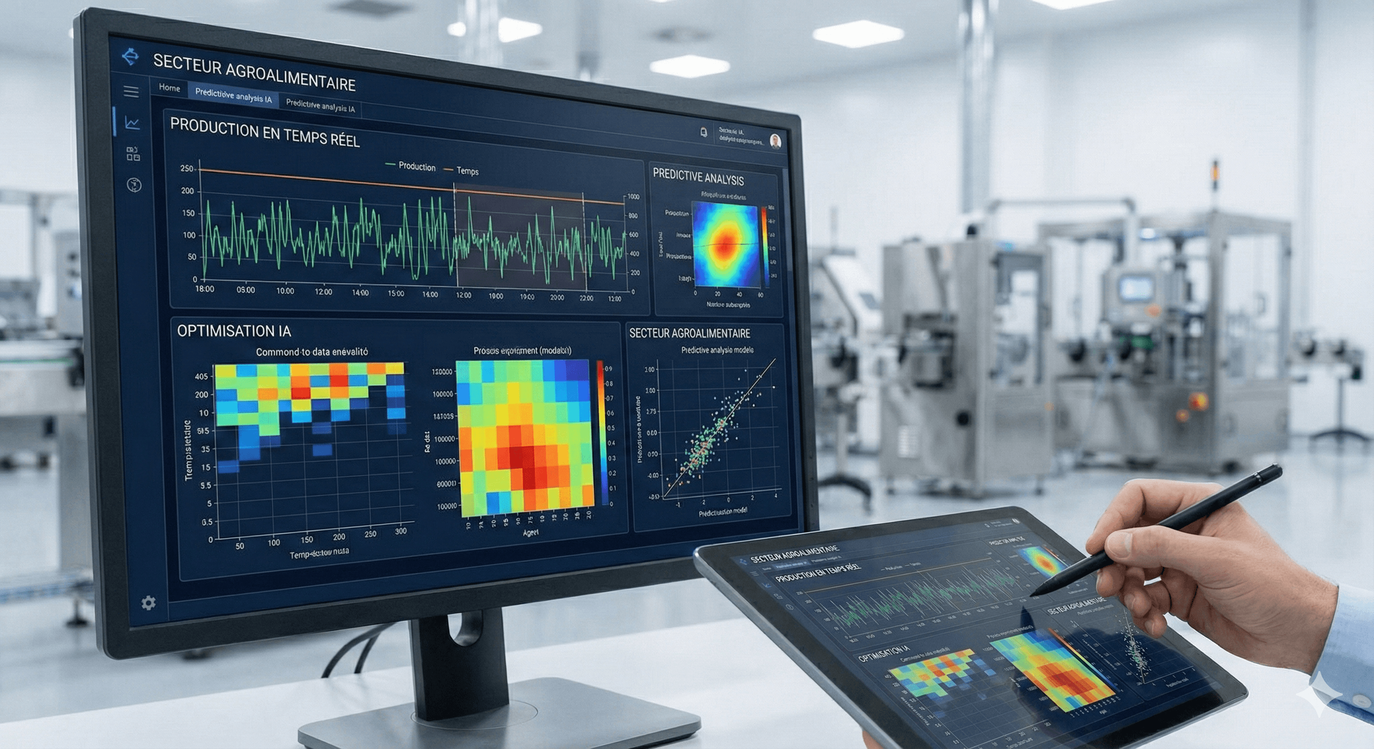 Intégration de solutions IA dans l'industrie manufacturière et agroalimentaire en région Auvergne-Rhône-Alpes.