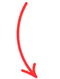 Hand-drawn red curved arrow pointing down