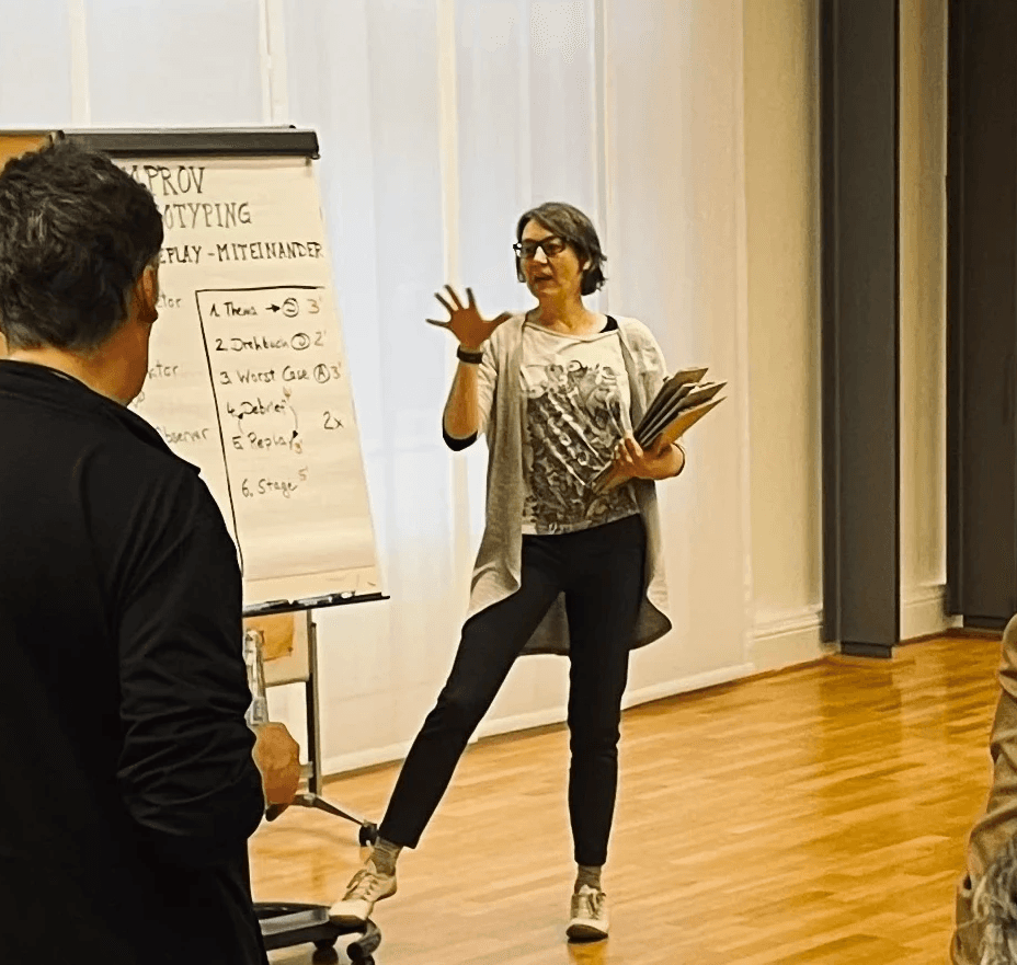 Moderation in einem Team Workshop