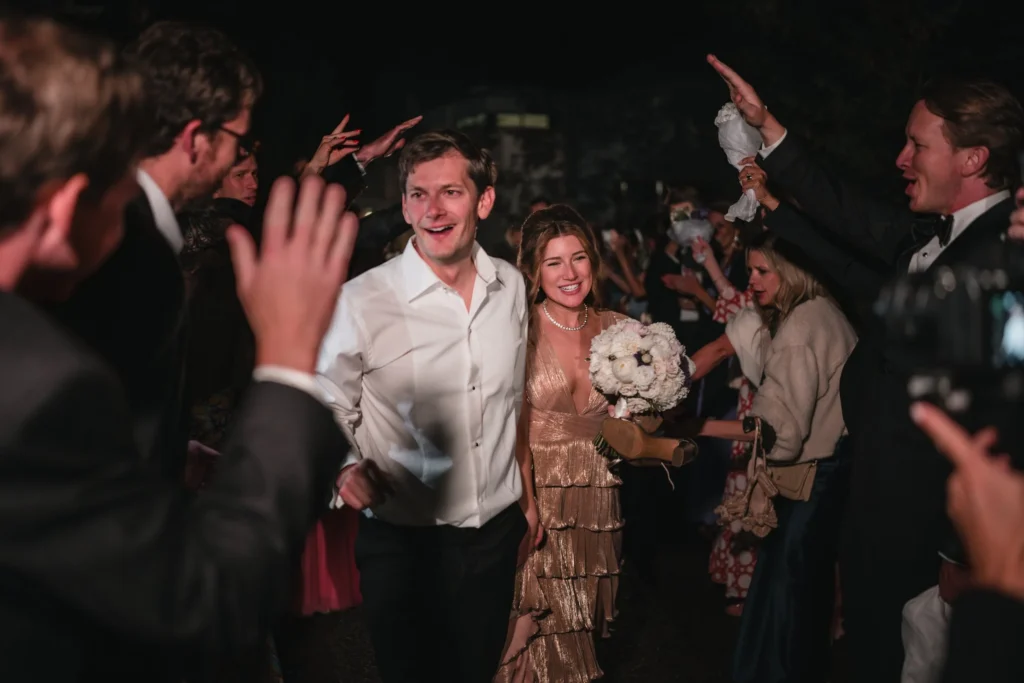 Late night dancing and celebration at Aspen Meadows Resort Wedding reception