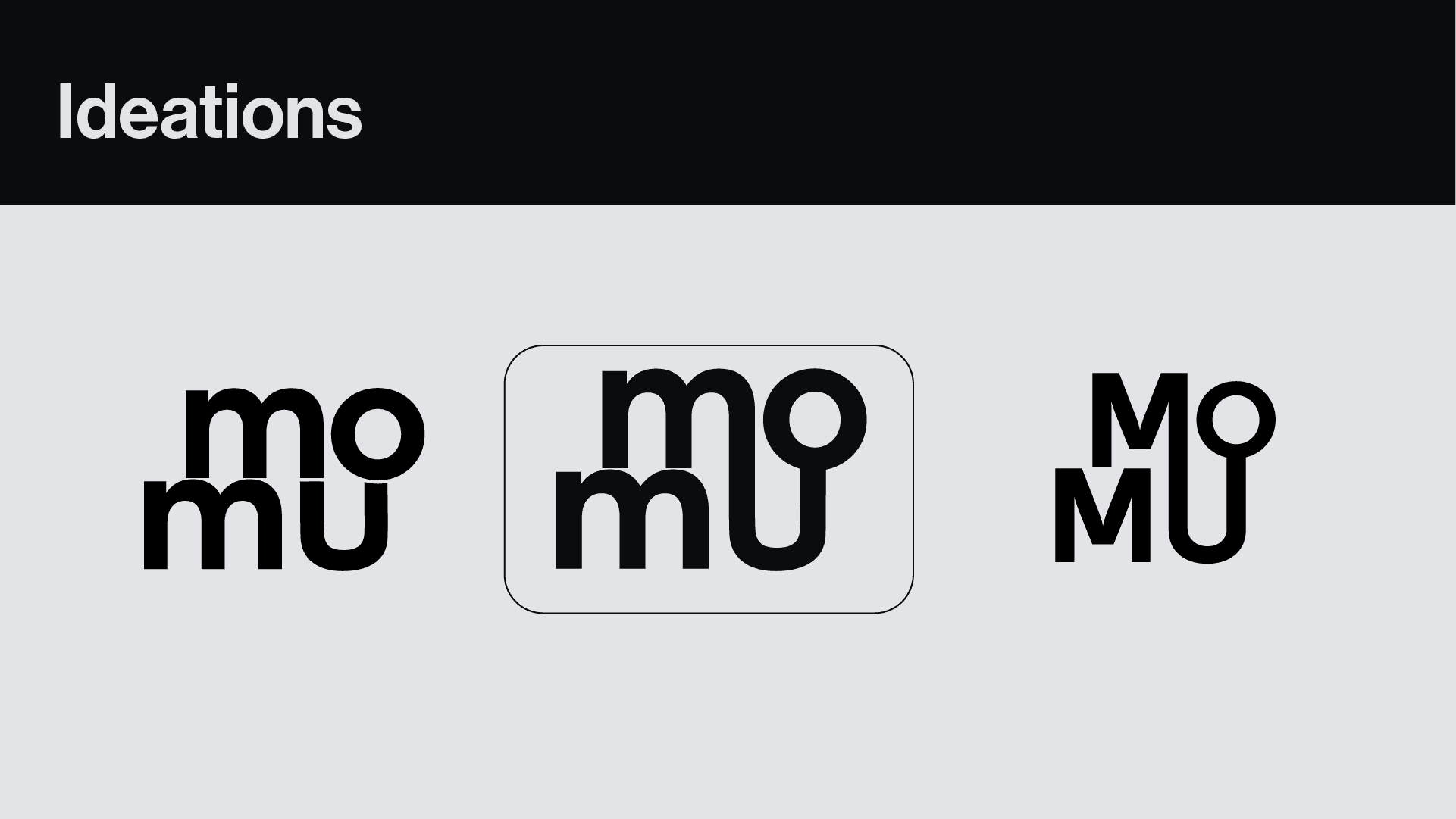 Logo of "The Modern Museum" with the company name "momu" displayed in a distinctive font.